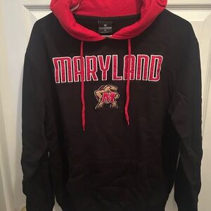 Colosseum Red and Black Men's Hoodie